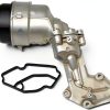 Oil Filter Relocation Kit A-Premium Aluminum-0