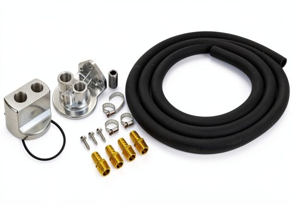 Derale Aluminum Oil Filter Relocation Kit for 1970-73 240Z-0