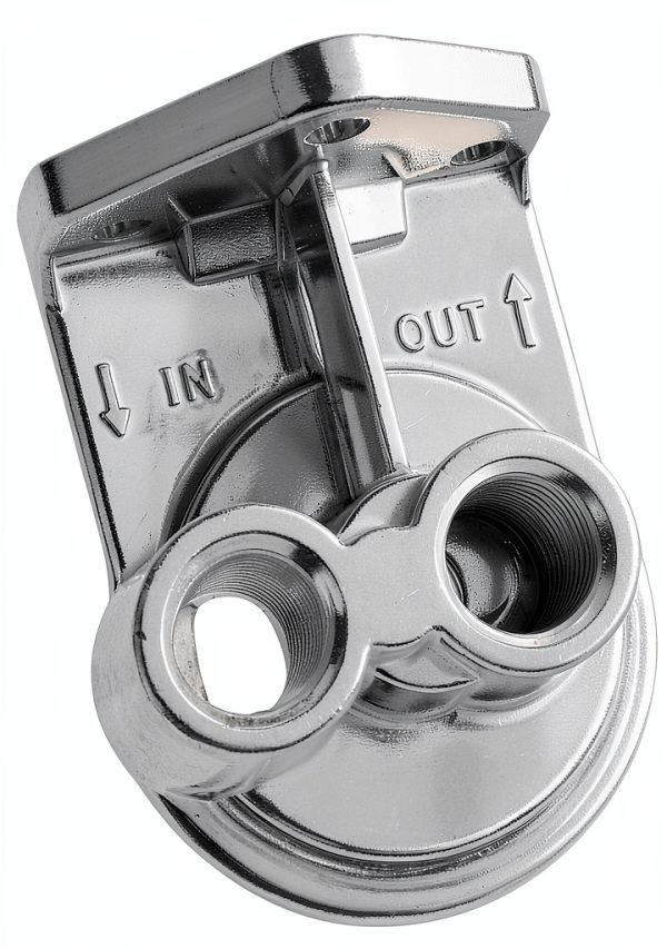 Auto Dynasty Aluminum Oil Filter Relocation Kit-2