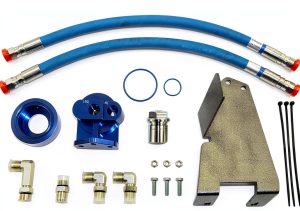 Oil Filter Relocation Kit Pacbrake Aluminum Design-0