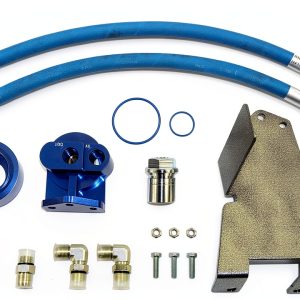 Oil Filter Relocation Kit Pacbrake Aluminum Design-0