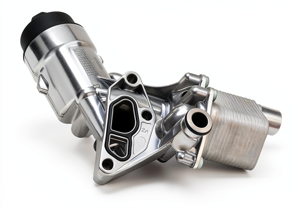 Qagea oil filter relocation kit components