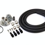 Derale Oil Filter Relocation Kit 20x1.5mm Painted-0
