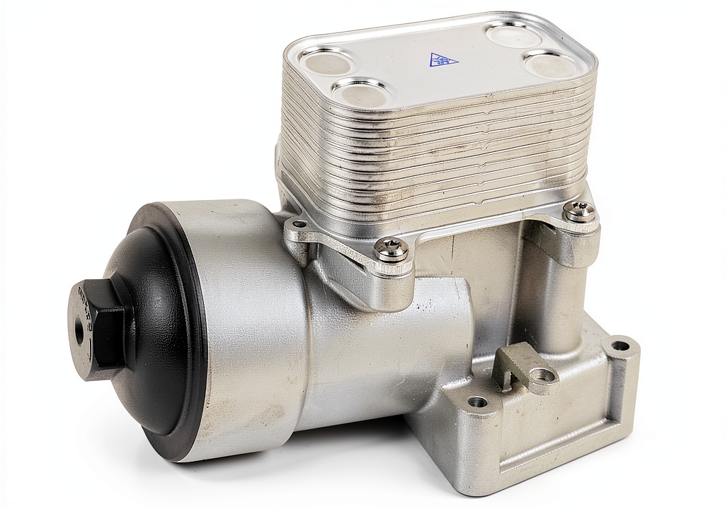 BHB oil filter housing installed in a VW Amarok engine bay