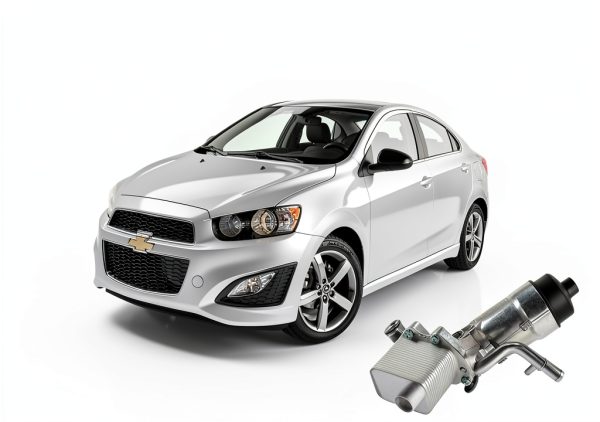 Qagea Oil Filter Relocation Kit for Chevy Cruze-1
