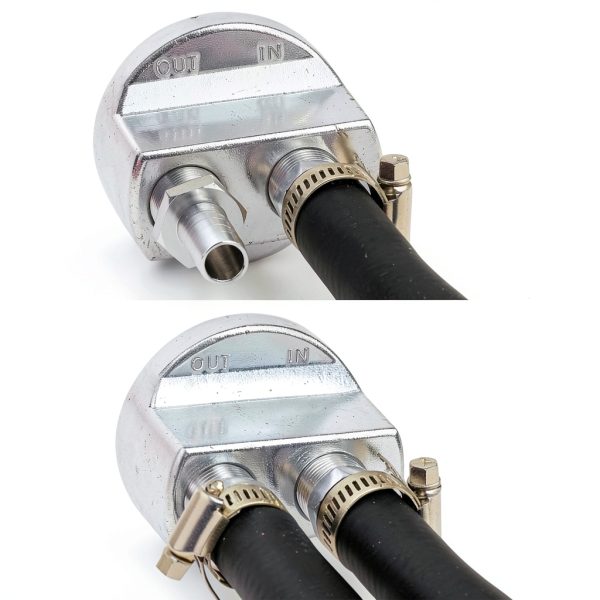 Auto Dynasty Aluminum Oil Filter Relocation Kit-3