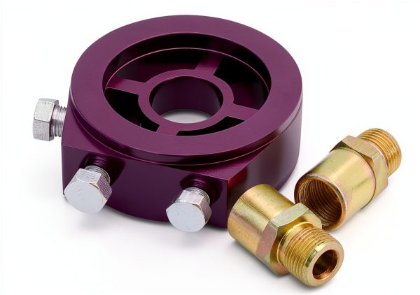 AJP Distributors Aluminum Oil Filter Relocation Kit for Car-2