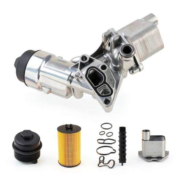 Qagea Oil Filter Relocation Kit for Chevy Cruze-4