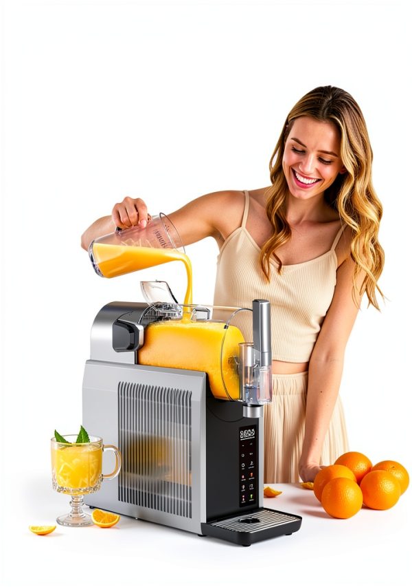 Slushie Machine EASTPLUS 68oz Vanilla Maker Rapid Freeze Self-Clean-4