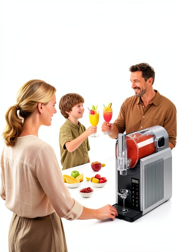 Slushie Machine EASTPLUS 68oz Vanilla Maker Rapid Freeze Self-Clean-6