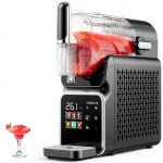 Slushie Machine Zrfmib 220W Auto-Clean 88oz Black Home Drink Maker-0