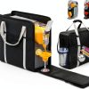 Carrying Bag for Ninja Slushie Machine FS301 & FS300, Portable Travel Tote Storage Bag with Front-Opening Design for Frozen Drink Maker, Thick Padded Protector for Machine Accessories-0