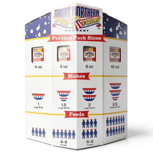 All in One Premium Tri Pack Popcorn Great Northern 24 Pack 8oz Kettle-3