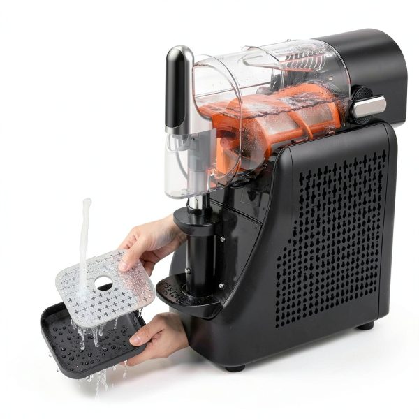Slushie Machine Zrfmib 220W Auto-Clean 88oz Black Home Drink Maker-7