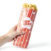 2 oz Paper Popcorn Bags Bulk (100 Pack) Large Red & White Pop-corn Bag Disposable for Carnival Themed Party, Movie Night, Halloween, Popcorn Machine Accessories & Supplies, Individual Servings-5