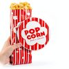 2 oz Paper Popcorn Bags Bulk (100 Pack) Large Red & White Pop-corn Bag Disposable for Carnival Themed Party, Movie Night, Halloween, Popcorn Machine Accessories & Supplies, Individual Servings-1