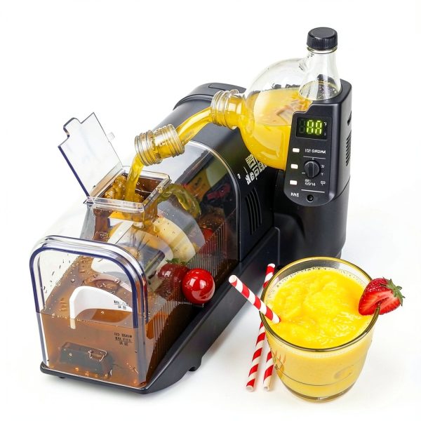 BKPPM Slushie Machine No Ice Needed 6-Program Frozen Drink Maker-4