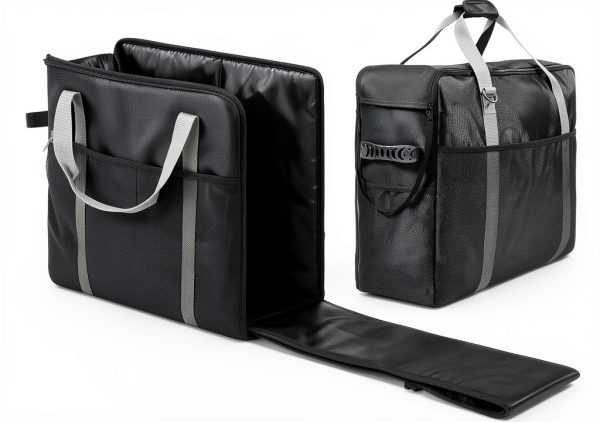 Carrying Bag for Ninja Slushie Machine FS301 & FS300, Portable Travel Tote Storage Bag with Front-Opening Design for Frozen Drink Maker, Thick Padded Protector for Machine Accessories-7