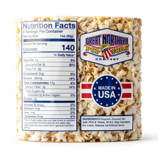 All in One Premium Tri Pack Popcorn Great Northern 24 Pack 8oz Kettle-2