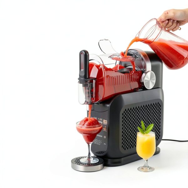 Slushie Machine POFABIK Home 88oz No Ice Needed with 6 Preset Programs-1