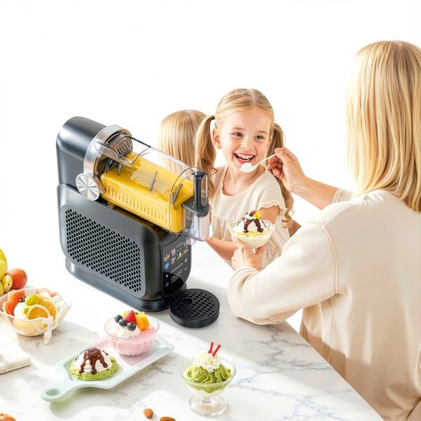 Slushie Machine POFABIK Home 88oz No Ice Needed with 6 Preset Programs-6