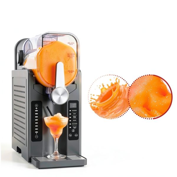 Slushie Machine UJR SBL-2408 No Ice Frozen Drink Maker with 6 Presets-3