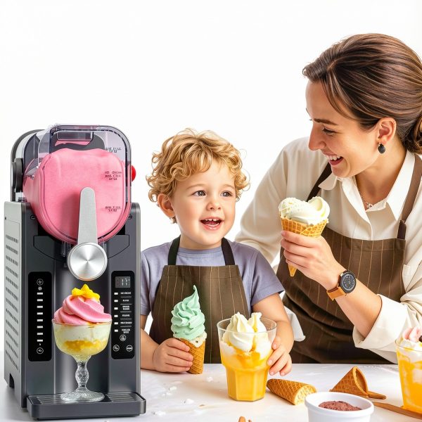 Slushie Machine UJR SBL-2408 No Ice Frozen Drink Maker with 6 Presets-2