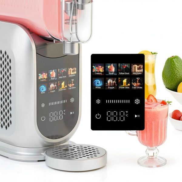 Slushie Machine POFABIK Home 88oz No Ice Needed with 6 Preset Programs-2