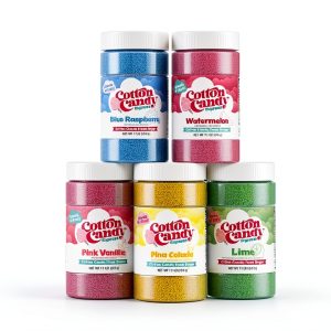 Cotton Candy Floss Sugar Pack Hawaiian Ice 5 Flavors-0