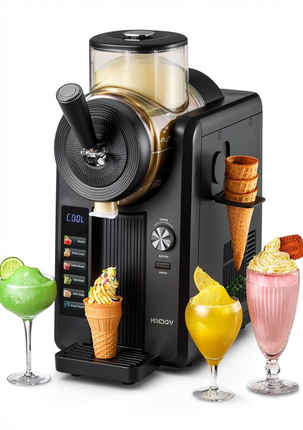 HiCOZY F3 Slushie Machine Gray 1.2L Self-Cleaning Frozen Drink-0