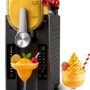 Slushie Machine UJR SBL-2408 No Ice Frozen Drink Maker with 6 Presets-0