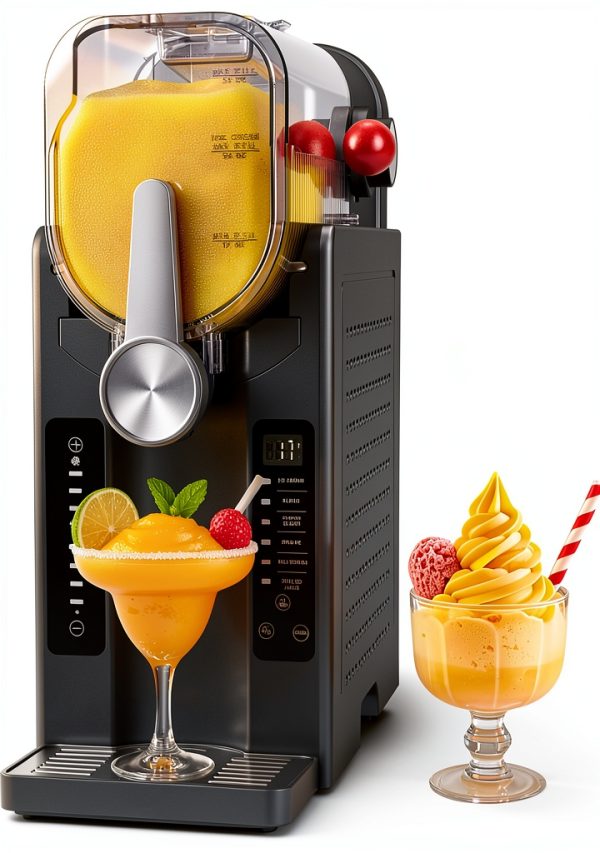 Slushie Machine UJR SBL-2408 No Ice Frozen Drink Maker with 6 Presets-0