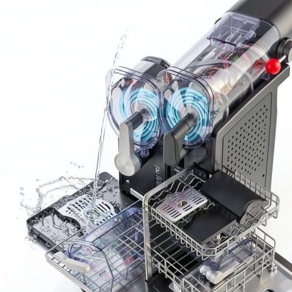 Slushie Machine UJR SBL-2408 No Ice Frozen Drink Maker with 6 Presets-6