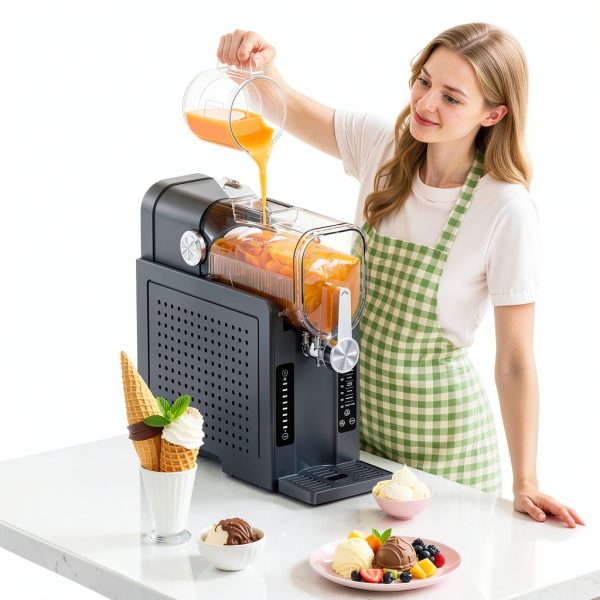 Slushie Machine Initio AD03 Grey Drink Maker with 6 Preset Programs-5